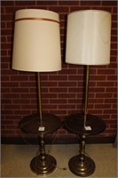 2 Floor lamps