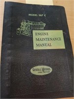 VINTAGE 1957 GE ENGINE MAINTENANCE MANUAL