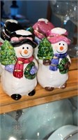 Snowman Salt & Pepper Shakers