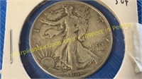 1943 walking Liberty half dollar