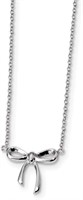 Sterling Silver 18in Bow Necklace style QG4390-16