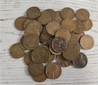 (40) U.S. Wheat Pennies