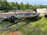 Alumacraft 14' boat w/trailer