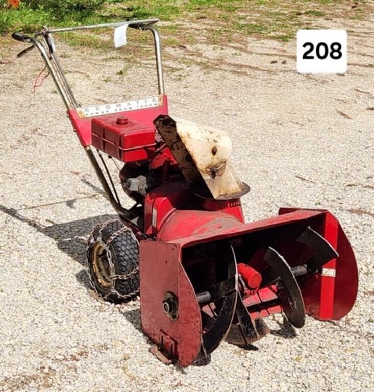 REOmatic Power Snow Thrower