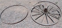 Yard Art - OLD Wagon Wheels - 48"