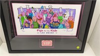 SIGNED LIMITED ED. LITHO PIGS FOR KIDS LAS VEGAS