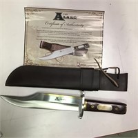 The Alamo 17 1/2 in long Jim Bowie knife with