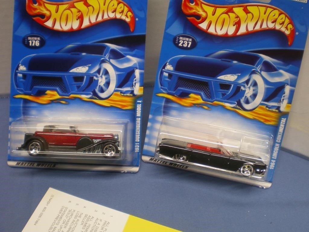 Duesenberg & Lincoln Hot Wheels Diecast