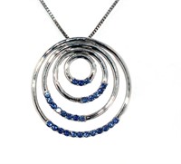 Elegant Ceylon Sapphire Necklace