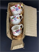 (3) Vintage Tilso Japan Fruit Basket Ceramic