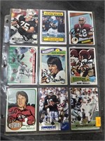 Signed Vintage Football cards