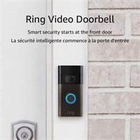 Ring Video Doorbell – 1080p HD video, improved mon