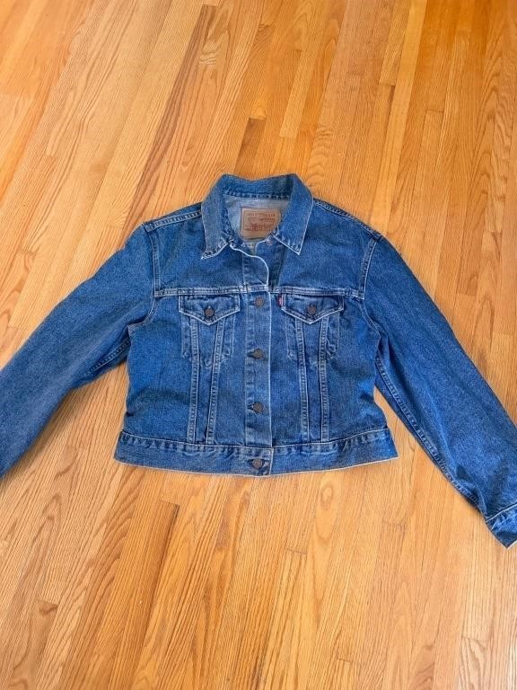 Vintage Levi Strauss Denim Jacket Red Tab Sz L