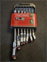 NEW CRAFTSMAN 7PC FLEX HEAD RATCHETTING WRENCH