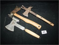 Hatchet Combo Tools (3) Wooden Handles