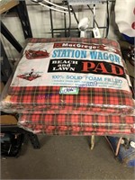 PAIR OF VINTAGE STATION WAGON PADS, EA 42 X 72",