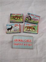Animal Kingdom Animals & Cage Marx Co x5