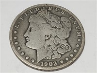 1903 S   Morgan Silver Dollar