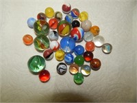 Small Lot of Assorted Vintage Marbles