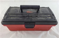 Keter tool box w/ misc tools