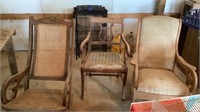 2-Rocking Chairs, 2-Chairs