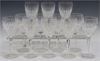 (12) WATERFORD 'CASTLEMAINE' CUT CRYSTAL GOBLETS