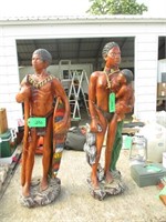 Pair African Statues