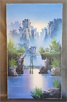 Oil Painting -Asian Landscape -Canvas Only