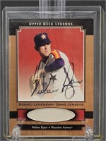 Autographed Nolan Ryan Upper Deck Legends Game