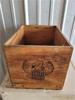 Vintage Hanovia Wooden Crate