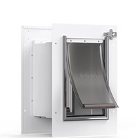 Baboni Pet Door for Wall, Steel Frame and Telescop
