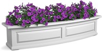 Mayne Inc. Nantucket 6ft Window Box - Black - 72in