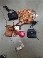 Miscellaneous small purses and bags