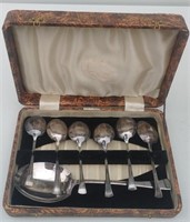 Bedford Plate, Silver Plated Spoon Set - England