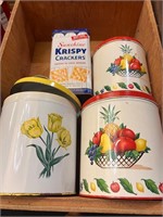 Metal Canisters, Cracker Tin