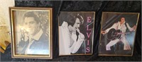 Elvis Presley Pictures in frames Lot of 3,