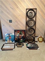 Misc. wall art and frames