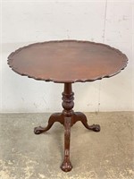 Vintage Tilt Top Table with Ball & Claw Feet