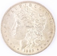 Coin 1889-S  Morgan Silver Dollar Extra Fine