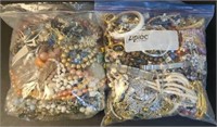 2 Bags Of Costume Jewelry