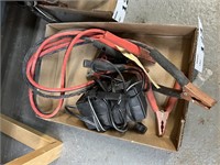 JUMPER CABLES AND BATTERY CHARGER