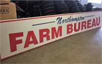 "Northampton Farm Bureau" Metal Sign