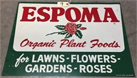 "Espoma Organic Plant Foods" Sign