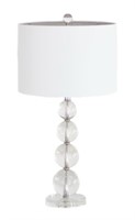 2 Lamps with Glass Ball