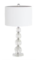 2 Lamps with Glass Ball