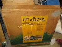 Ajay Stowaway Folding Table - Vintage Original Box