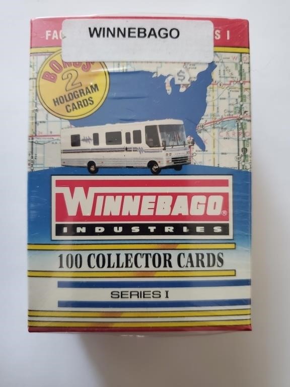 Sealed Winnebago 100 collector cards series 1