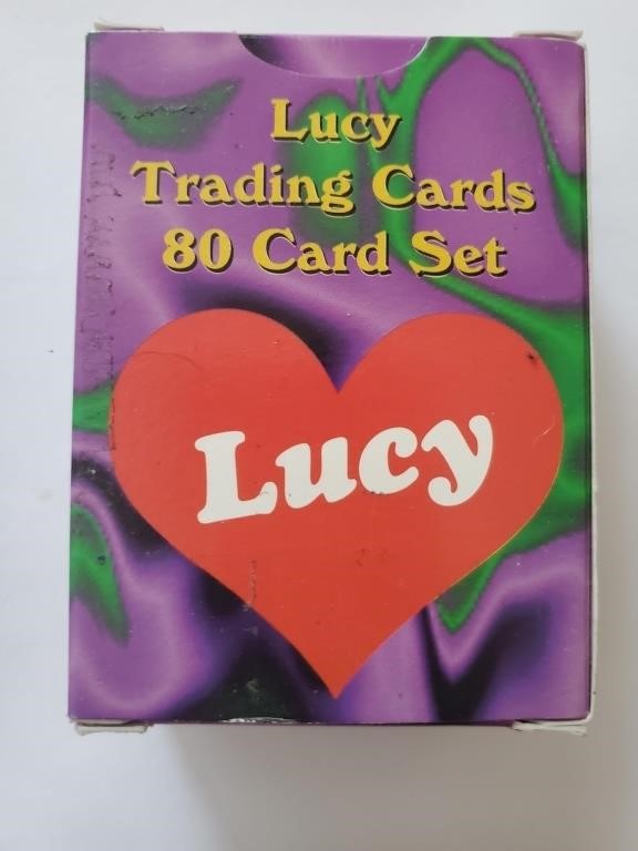 Lucy trading  80 card set complete