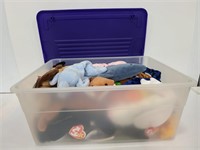 Bin of Ty Beanie Babies