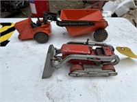 Vintage Lunar Rocker Dump & Hubley Toys